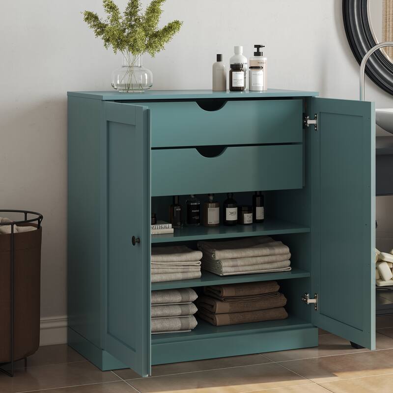 Palace Imports 100% Solid Wood Short Shaker Bathroom Storage Cabinet ...